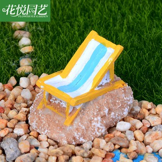 Ghế bố bãi biển dùng cho trang trí tiểu cảnh