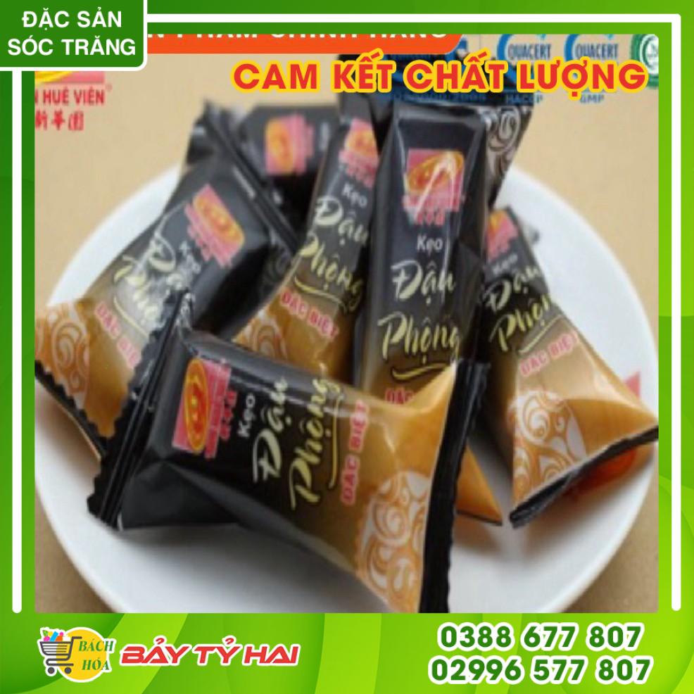 Kẹo đậu phộng đặc biệt Tân Huê Viên gói 400gr, thèo lèo, Đặc Sản Sóc Trăng - Bao bì mới