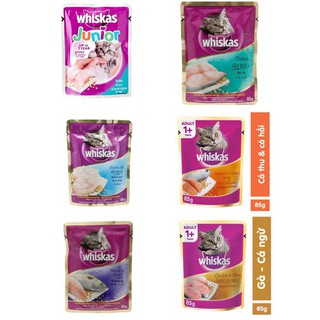 Pate gói whiskat 85g- pate cho mèo thức ăn cho mèo