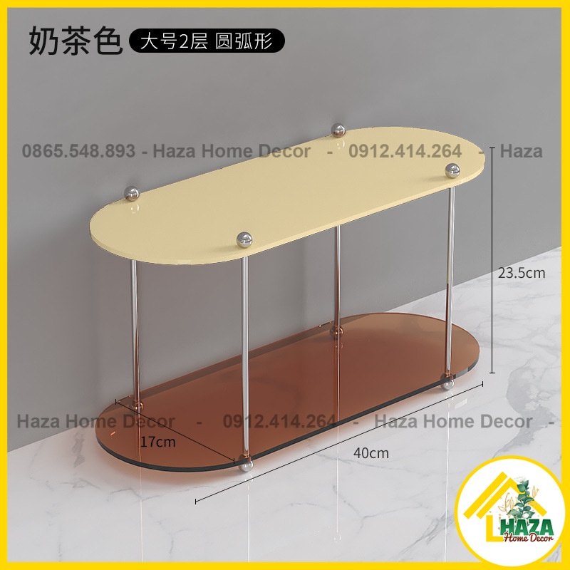 SẴN 💙 Giá Để Bàn Acrylic trưng bày nước hoa, mỹ phẩm, Kệ đựng Đồ Phòng Tắm, Nhà Vệ Sinh nhiều tầng