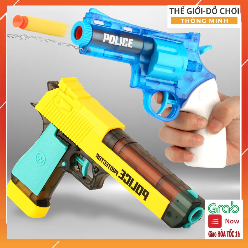 Đồ chơi nerf 2 IN 1 có phun nước cao cấp