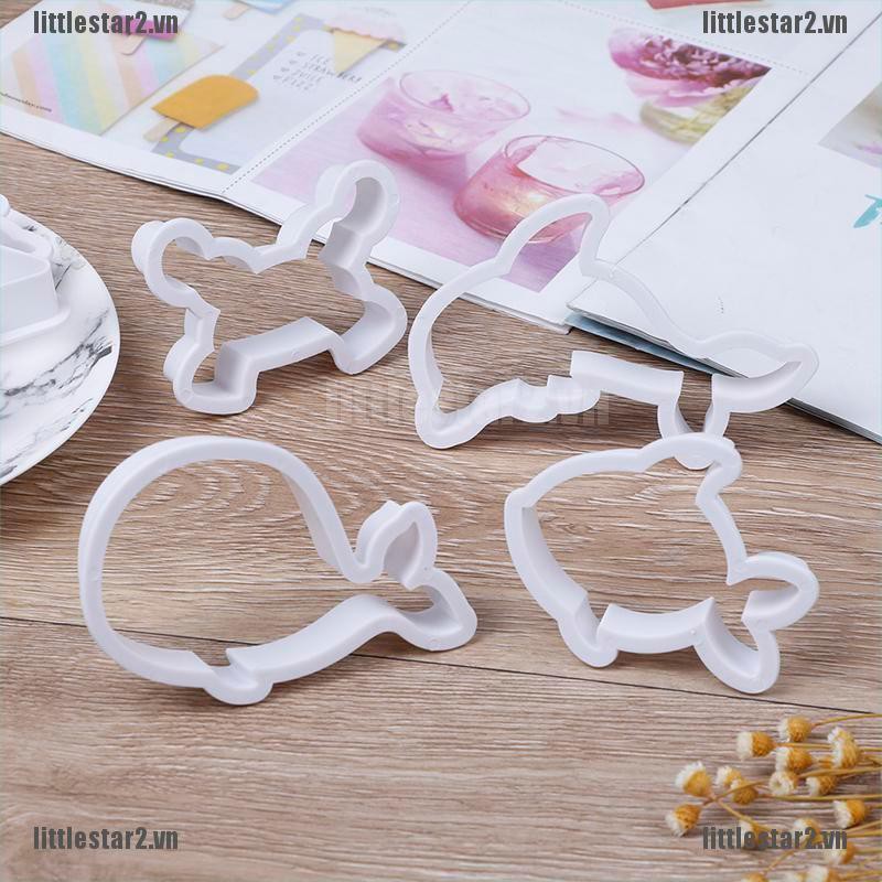 Set 8 Khuôn Cắt Bánh Quy Hình Cá Heo / Sinh Vật Biển