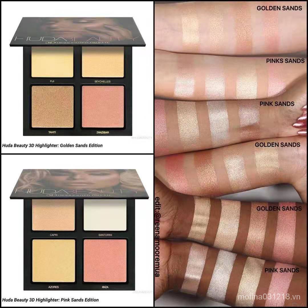 HUDA BEAUTY (Hàng Mới Về) Bảng Phấn Má Hồng Bắt Sáng Và Tạo Khối Cao Cấp Cho Nữ | BigBuy360 - bigbuy360.vn