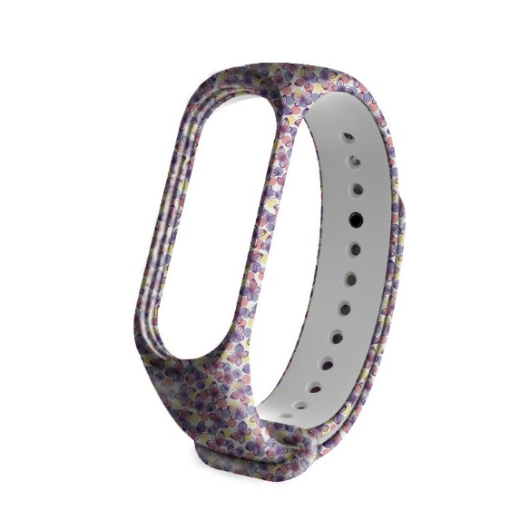 Dây thay thế họa tiết, cute Mijobs Miband 4 mi band 4 miband 4 miband 3