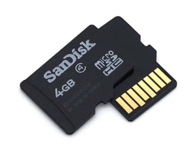 Thẻ Nhớ MicroSDHC 4GB C4 | WebRaoVat - webraovat.net.vn