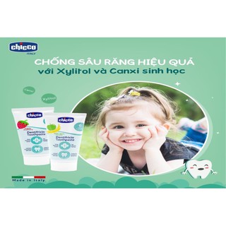 Kem đánh răng nuốt được Chicco từ 6 tháng