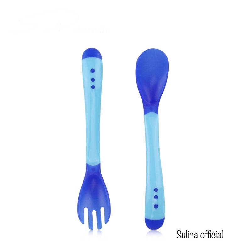 Thìa ăn dặm silicon mềm dẻo bảo vệ nướu cho bé Sulina official TH01