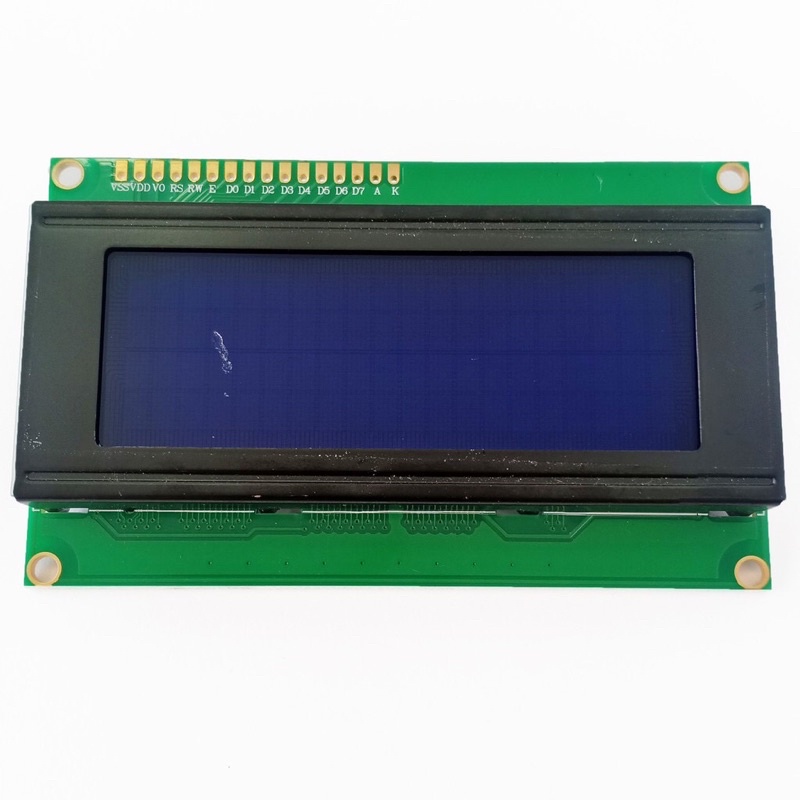 Màn hình Text LCD 2004 Xanh dương hiển thị 4 dòng với mỗi dòng 20 ký tự, màn hình có độ bền cao có code mẫu