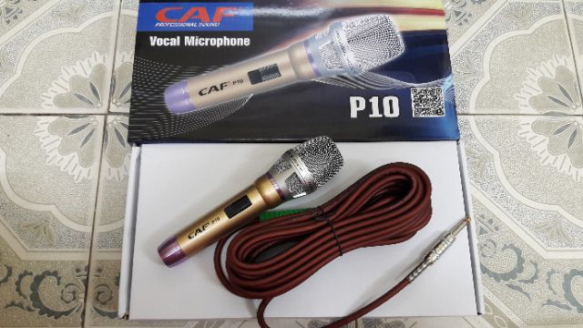 Mic có dây Caf P10 cao cấp