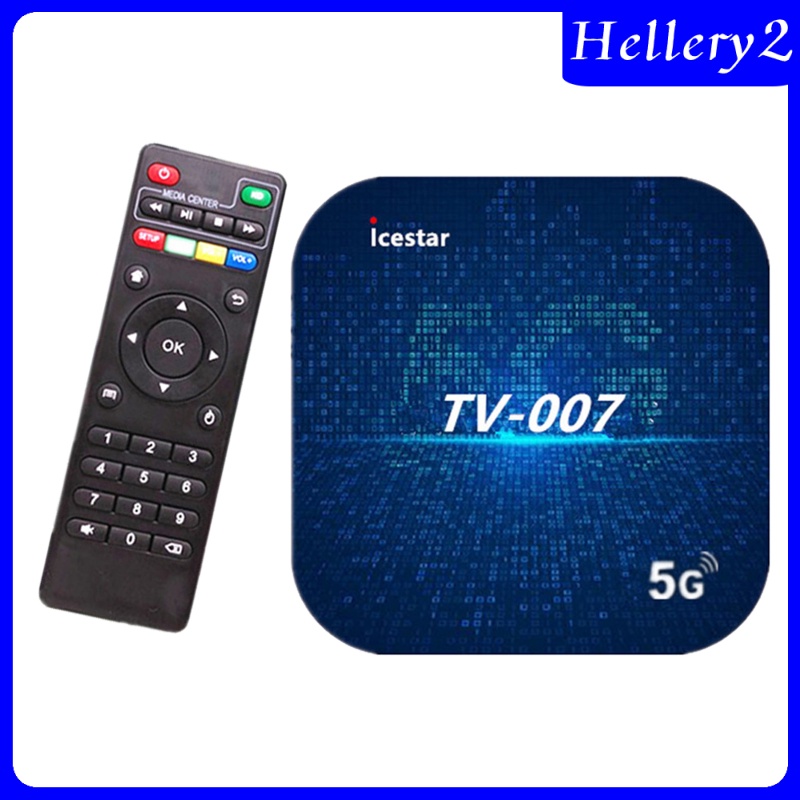 [HELLERY2] Smart Android 9.0 TV Box Android Box 5G Dual WiFi BT HDMI 2.0 Remote Control