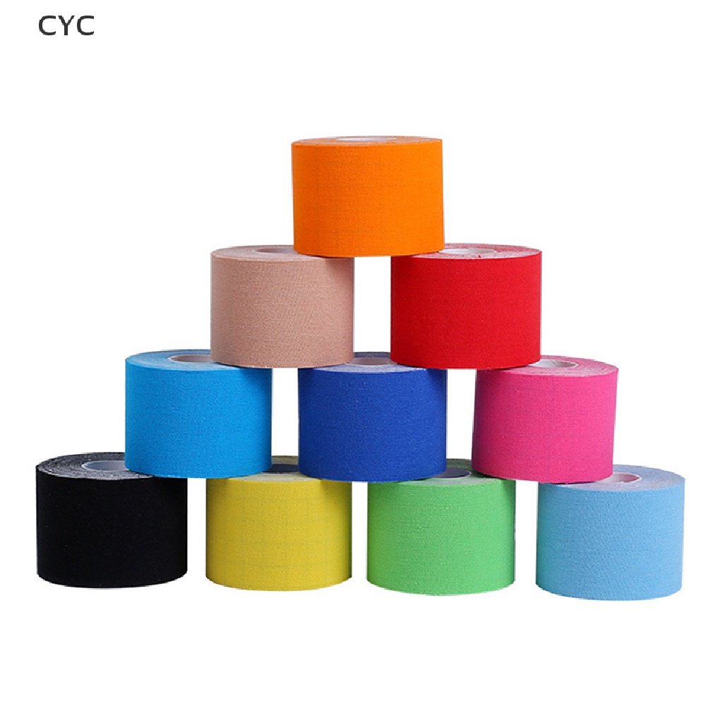 CYC 2.5CM*5M Face V Line Sports Kinesiology Tape Elastic Physio Muscle Support Tape CY