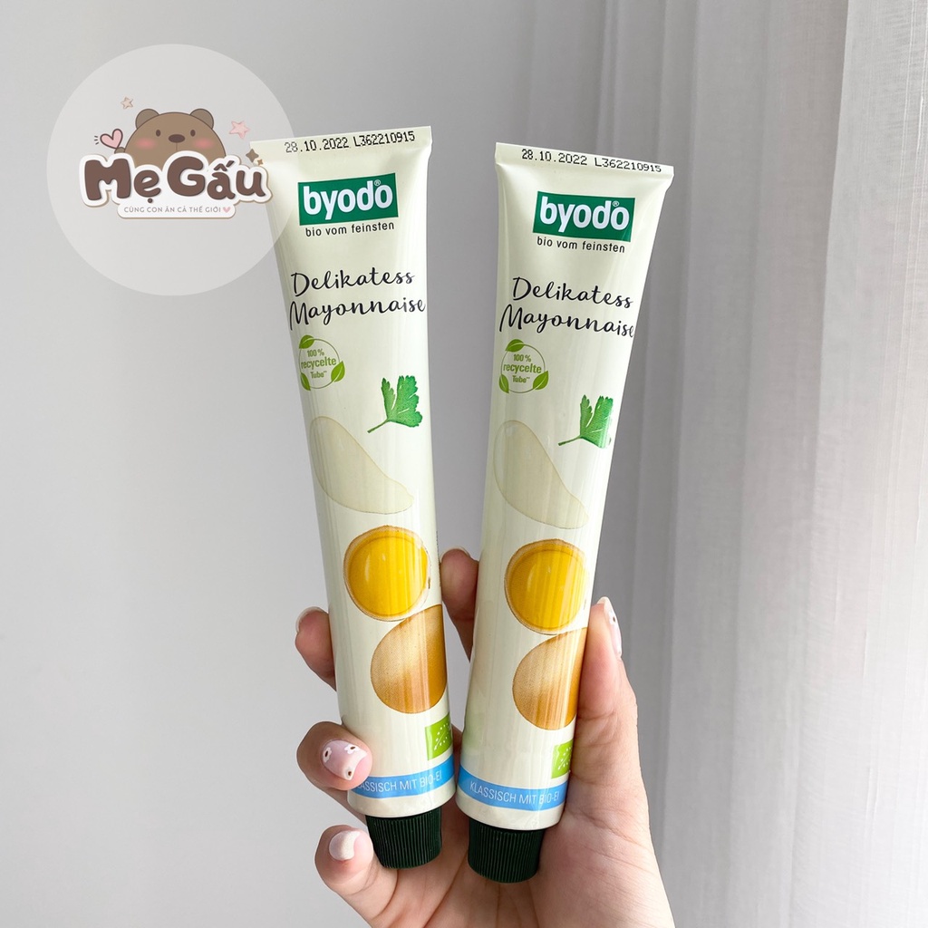 [Byodo/ Probios] SỐT MAYONNAISE HỮU CƠ CÓ TRỨNG - Tuýp 100ml