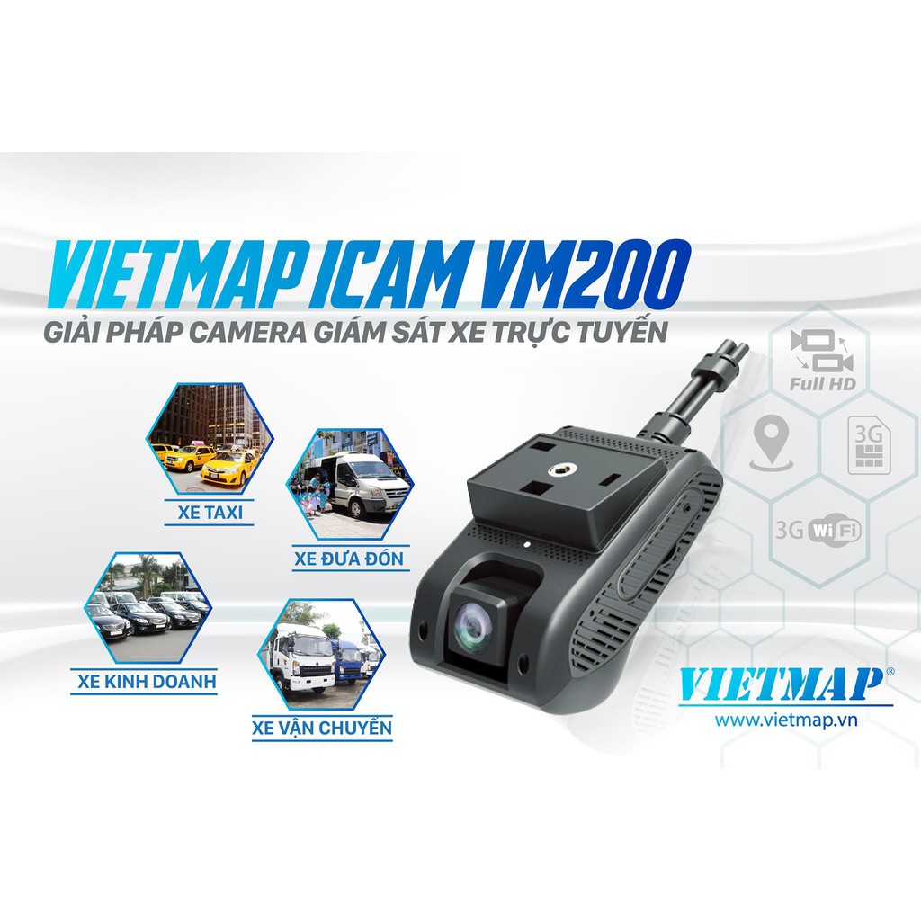 Cam Hành Trình Theo Dõi Trực Tuyến VIETMAP ICAM VM200