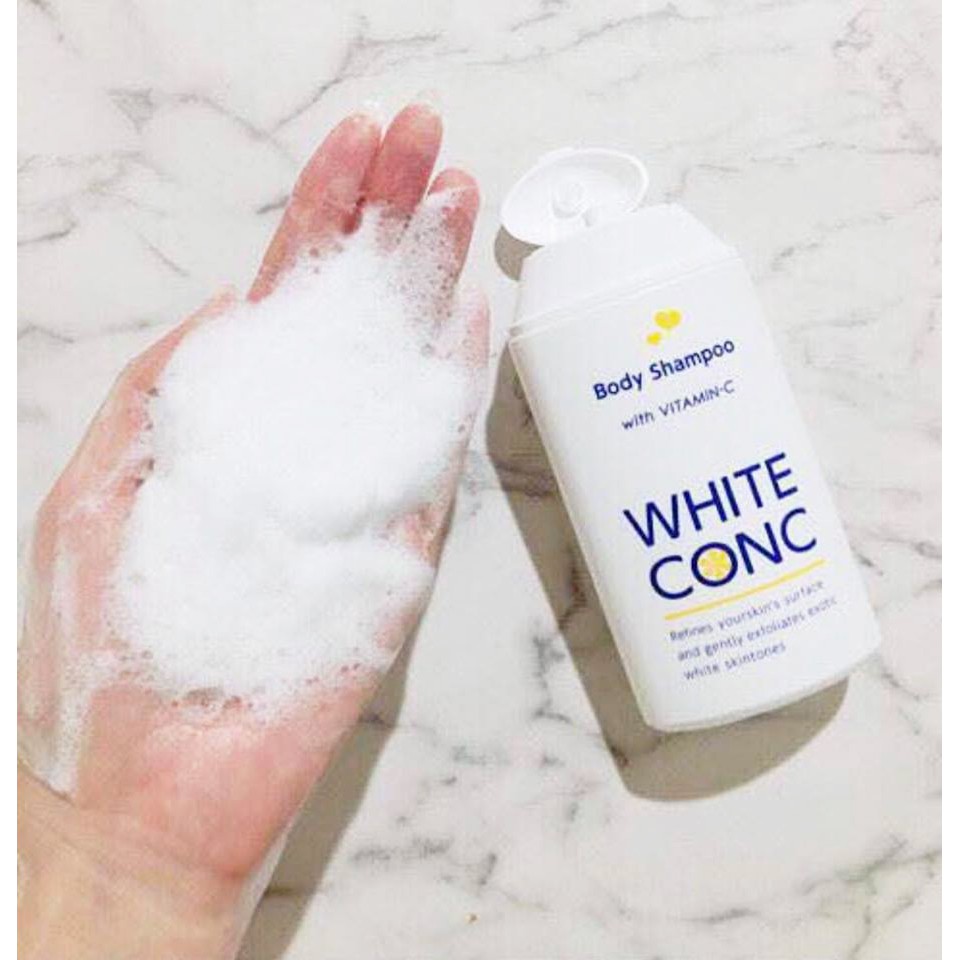 Sữa tắm trắng da dưỡng ẩm White Conc Body Vitamin C Nhật Bản 360ml