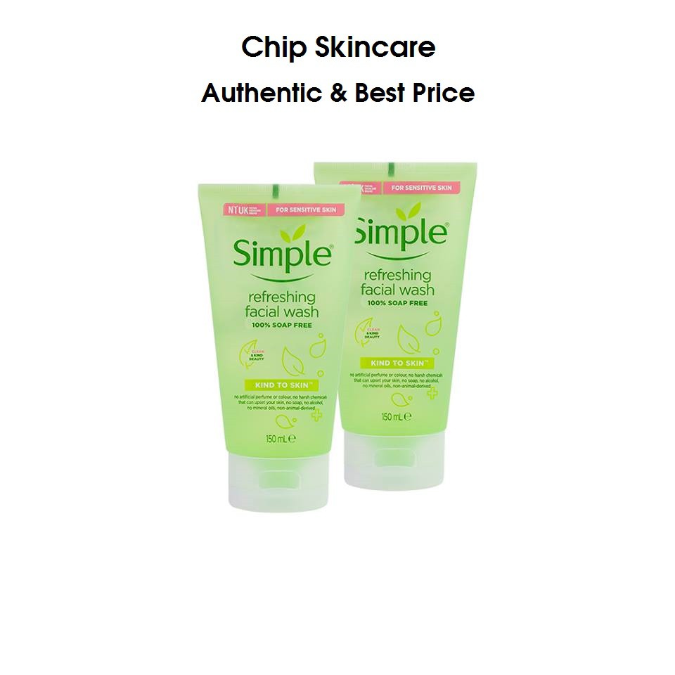 Sữa rữa mặt dạng gel - Simple Kind To Skin Refreshing Facial Wash Gel