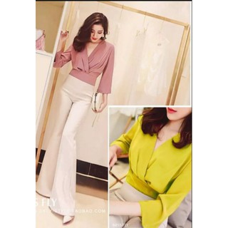 ÁO CROP-TOP BÓ EO KÈM HÌNH THẬT