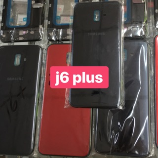 bộ vỏ samsung J6 plus có 3 màu Đen, đỏ và xanh