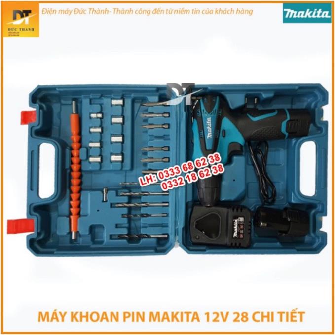 Siêu hot Máy khoan pin 12V Makita tặng Full box