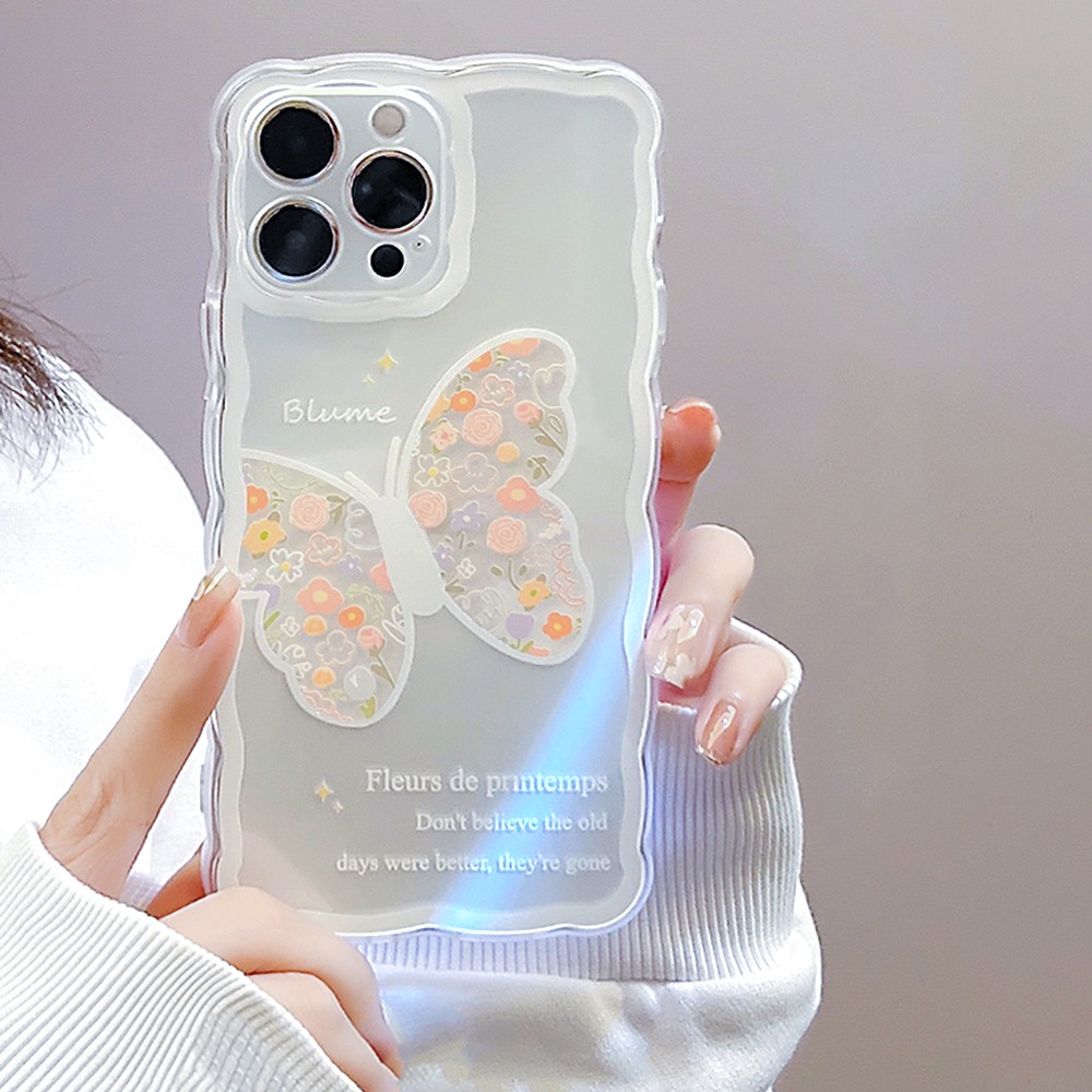 Ốp lưng iphone trong lượn sóng the butterfly 6/6plus/7/7plus/8/8plus/xs/11/12/13/pro/max/plus/promax-Sale Hot A3-16