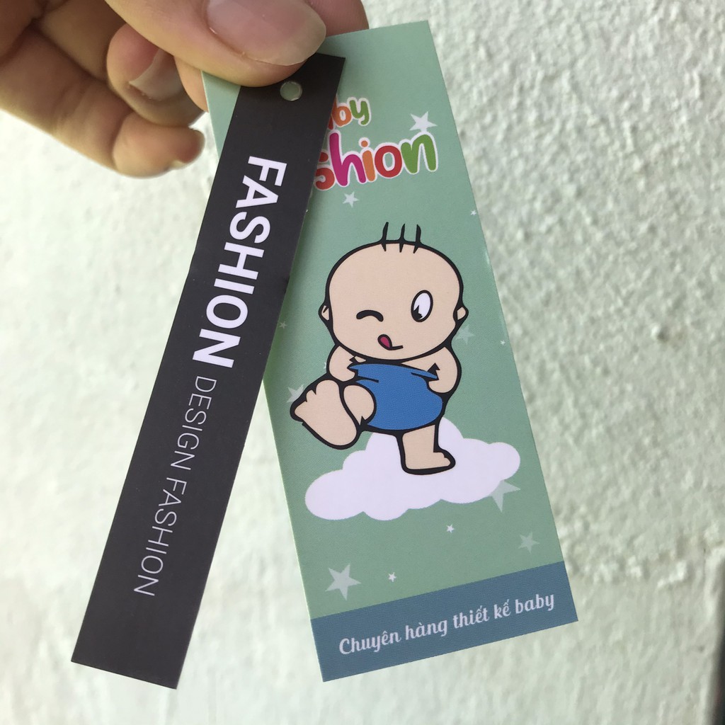 NHÃN MÁC TAG QUẦN ÁO - Set 100 bộ