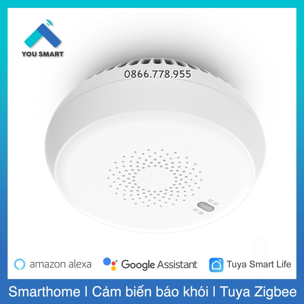 Cảm Biến Báo Khói Cảnh Báo Hỏa Hoạn Zigbee Tuya