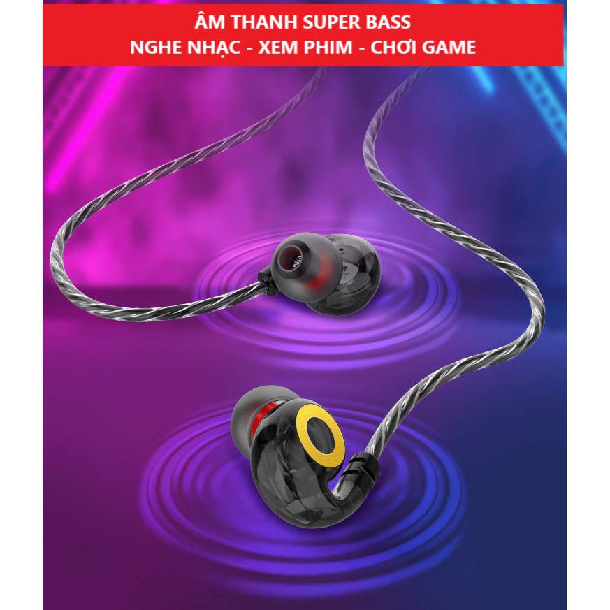 Tai Nghe Chống Ồn Cao Cấp T05 GTS PRO BASS khủng Driver Dynamic 14mm chiến hêt mọi loại game bảo hành 36 tháng