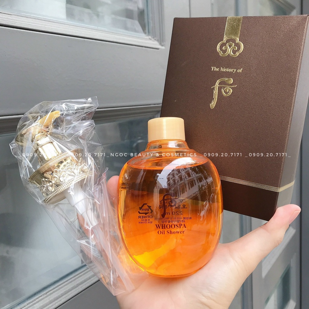 [HÀNG CHÍNH HÃNG BAO CHECK TEM] Sữa tắm thảo dược Đông Y Hoàng Cung Whoo Spa Oil Shower 200ml