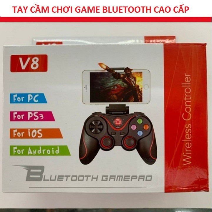 Tay Cầm Chơi Game, V8 Và V13 Bluetooth Cho Các Loại Điện Thoại - Android - IOS - PC - Laptop 2020