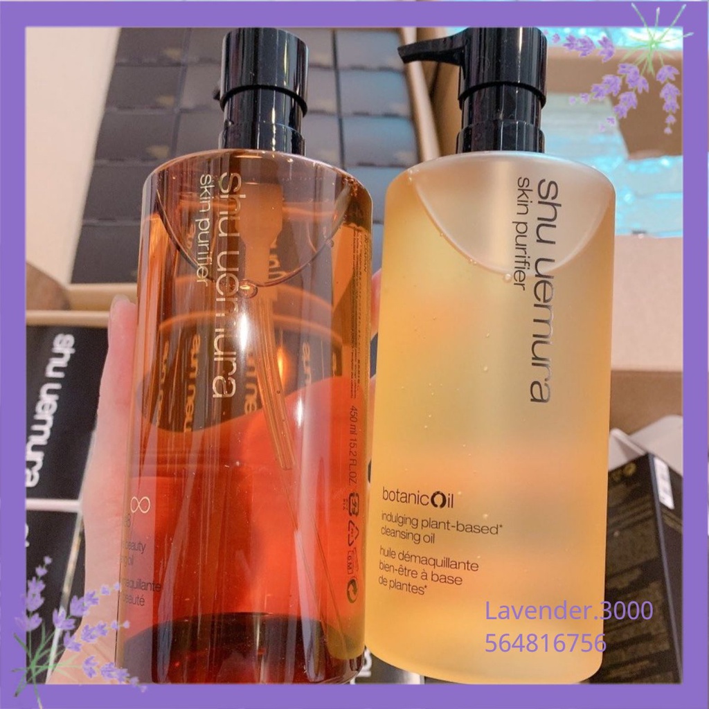 Dầu Tẩy Trang Shu Uemura - Nâu 450ml/150ml 𝗟𝗮𝘃𝗲𝗻𝗱𝗲𝗿.𝟯𝟬𝟬𝟬