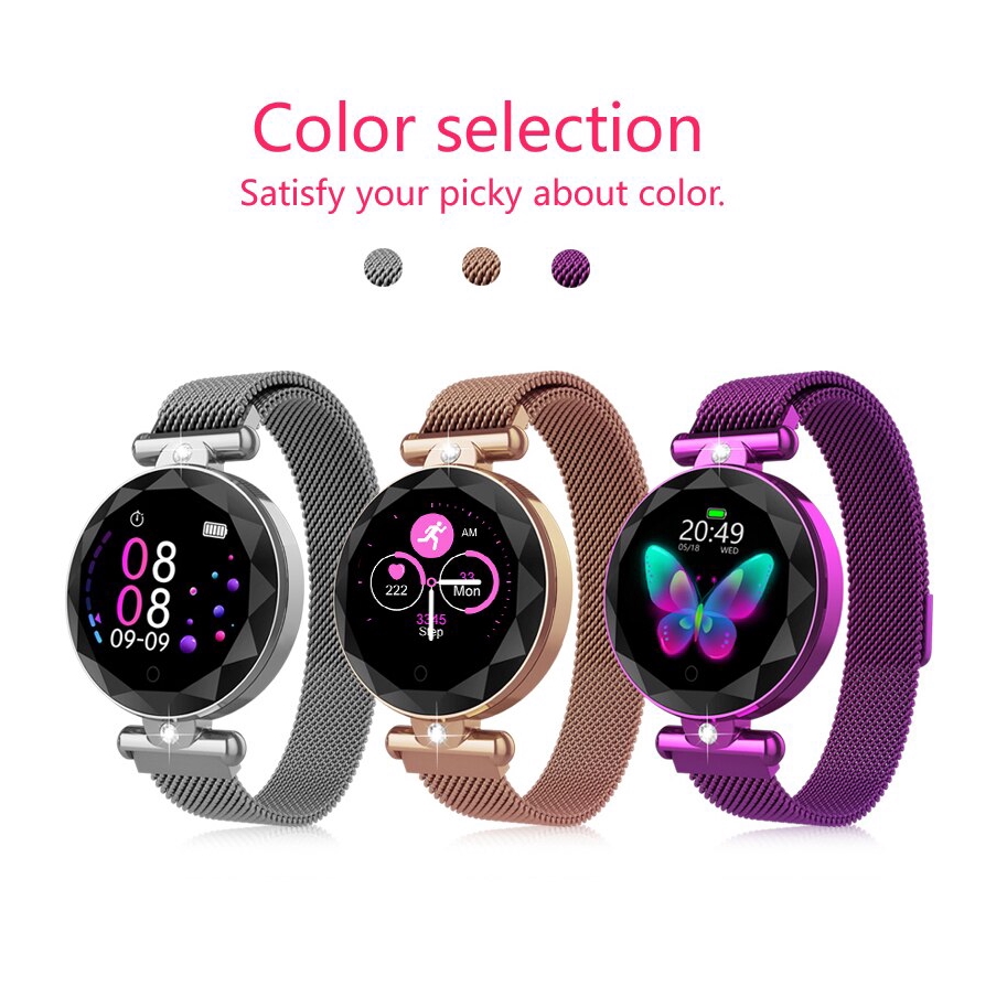 Fashion Smart Watch Women Heart Rate Blood pressure Monitor Fitness Tracker Waterproof Smart Watch