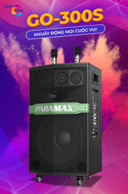 Loa Kéo PARAMAX GO-300S Hàng Chính Hãng