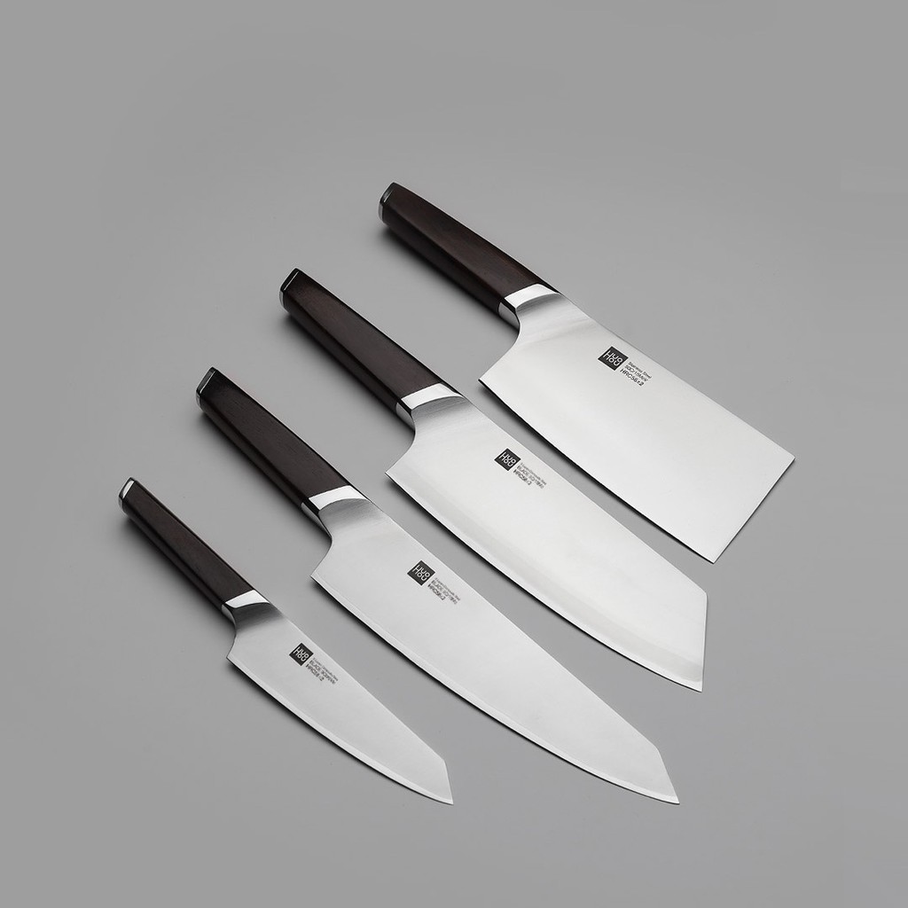 Bộ dao làm bếp 6 món  xiaomi HUOHOU - thép không gỉ
