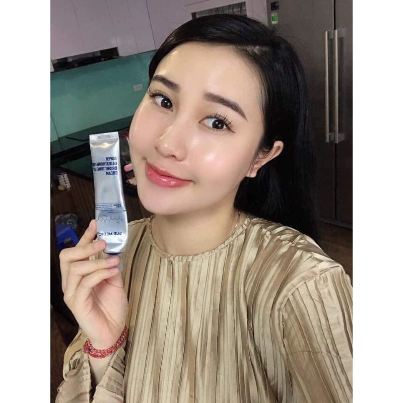 Kem Dưỡng Trắng Da Sur Medic Super Glutathione 100 Bright Tone Up