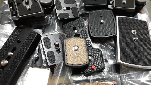 Plate, đế gá chân máy ảnh, steady cam,...