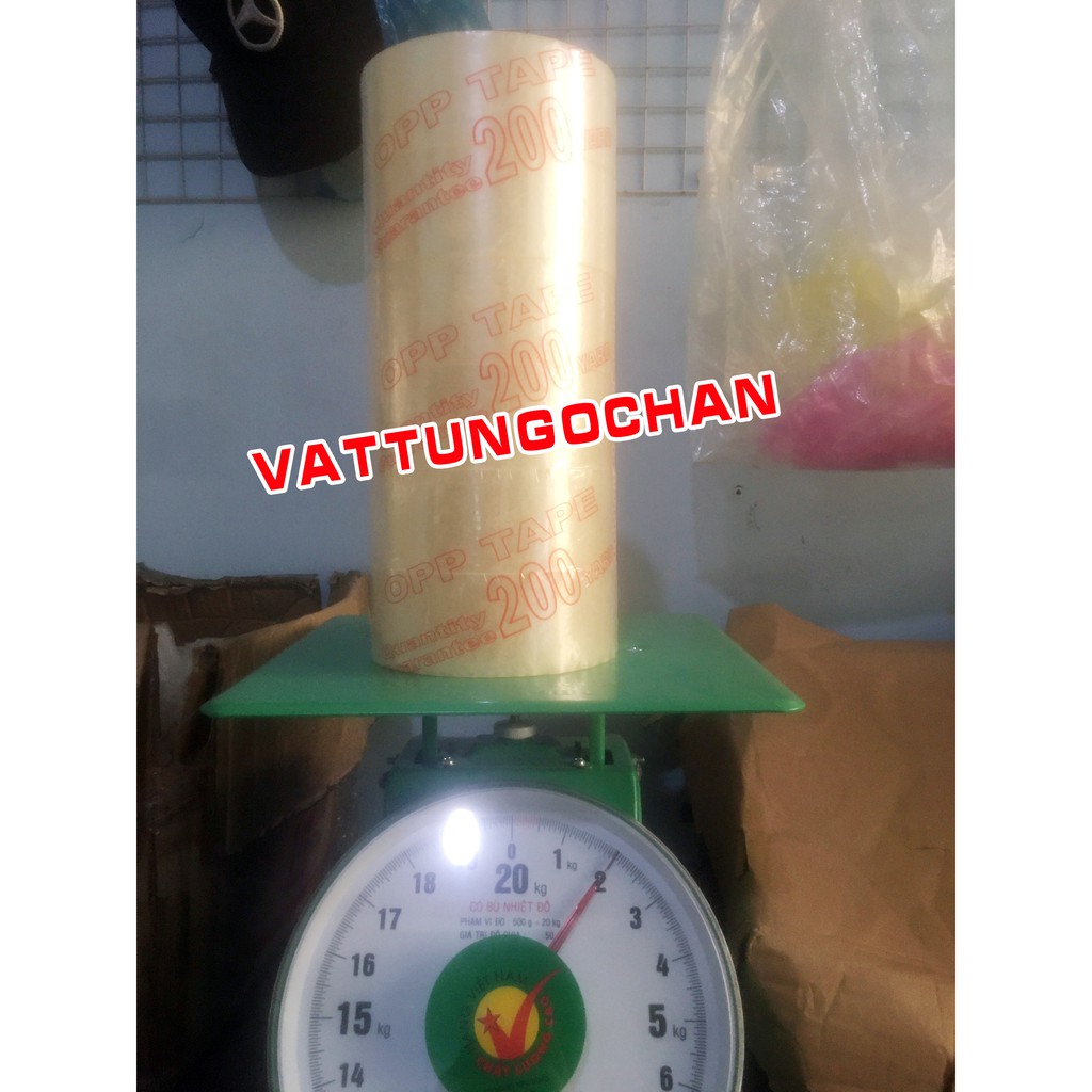 Băng keo trong/đục 4.8F 200Y - 2kg/cây (Bán lẻ cuộn)