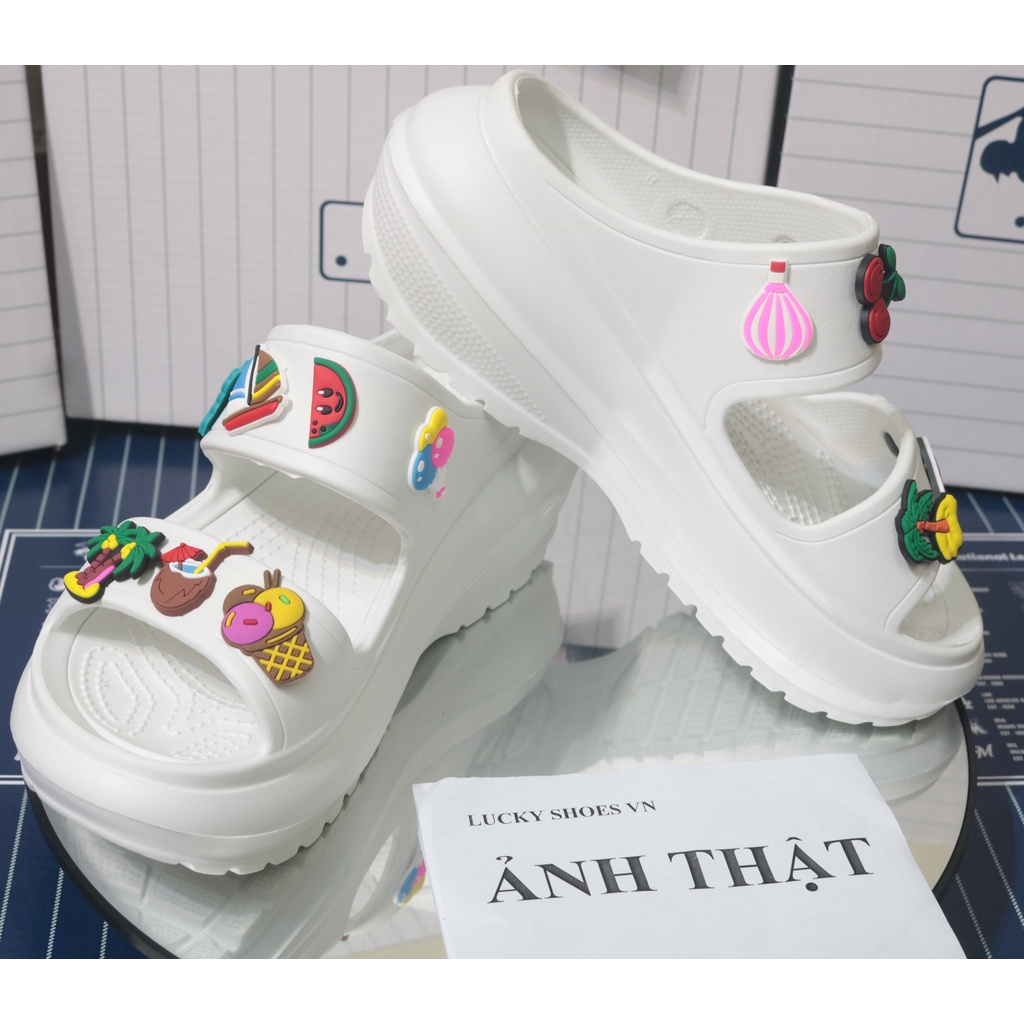 [ FullBOX CÓ SẴN ] Dép 2 quai đế độn cao 5cm siêu êm, Dép Nữ Đế Cao Siêu Nhẹ thời trang HOT TIKTOK [Lucky Shoes VN - H85