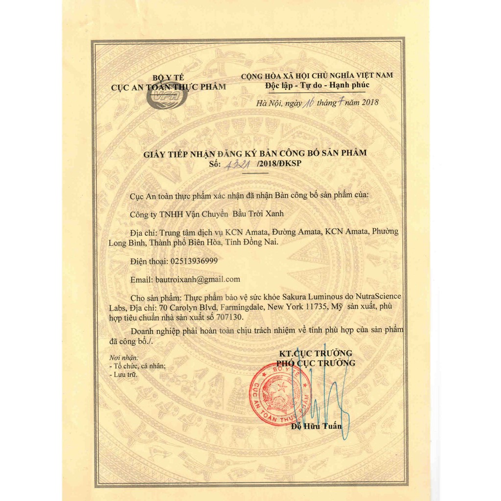 Viên uống trắng da cà chua trắng Sakura Luminous | BigBuy360 - bigbuy360.vn