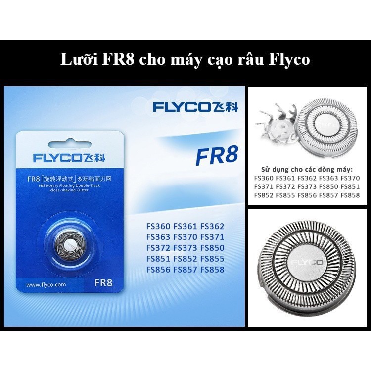 Combo 3 lưỡi máy cạo râu FLYCO