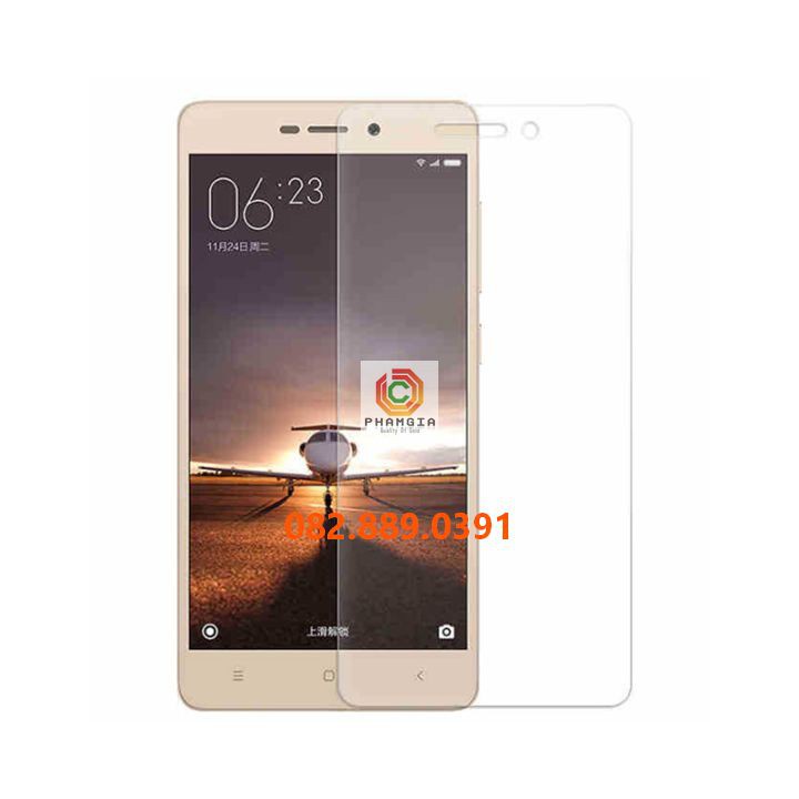Dán cường lực Xaomi Redmi 3S/ Y2/ S2/ GO nano siêu dẻo siêu bền