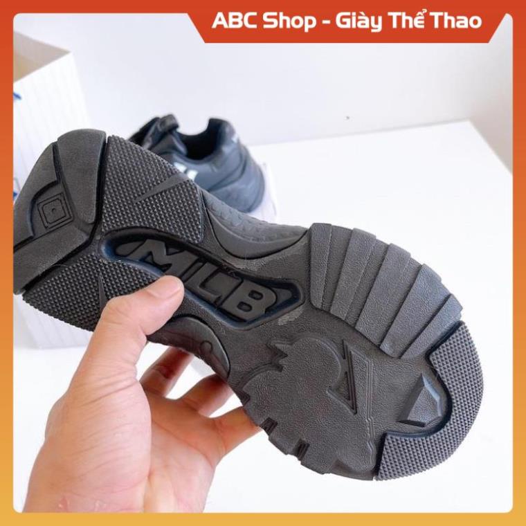 [FreeShip+ Hàng Tốt] Giày sneaker 𝗠𝗟𝗕 Full đen chữ NY trắng - Giầy MLB Màu Đen Logo Ny trắng cao cấp