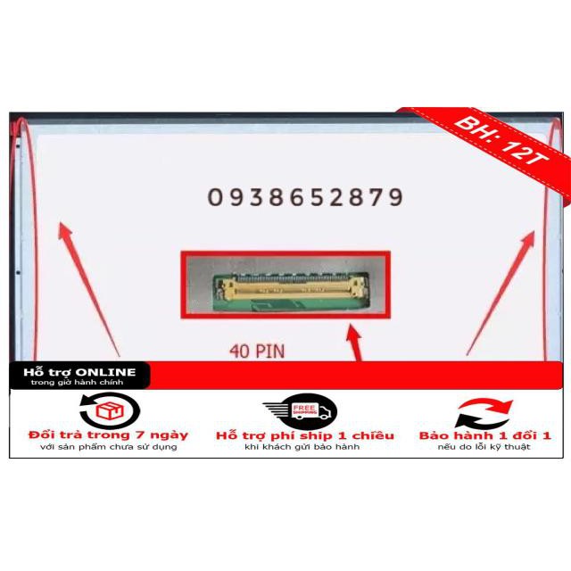 [BH12TH] Màn Hình Laptop 13.3 Slim 40Pin (DELL V13 V130 V3300 E6330 E6320) | BigBuy360 - bigbuy360.vn