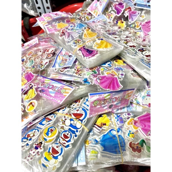 Sticker dán dễ thương cute 3D