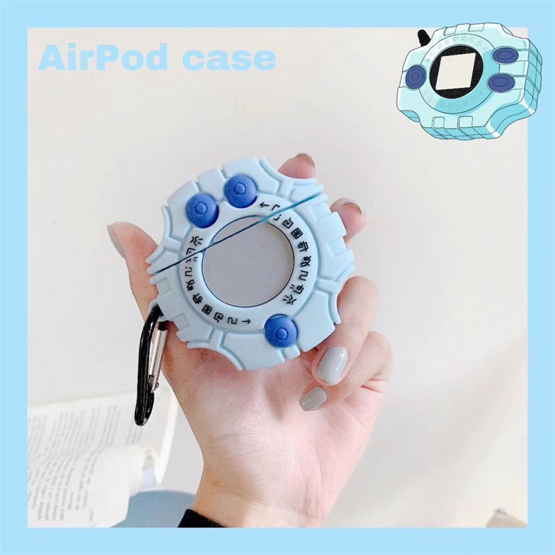 Vỏ Bảo Vệ Hộp Sạc Tai Nghe Bluetooth Airpods pro 3 2 1 1 / 2 / 3 / pro Bằng Silicon Họa Tiết Digimon Dễ Thương