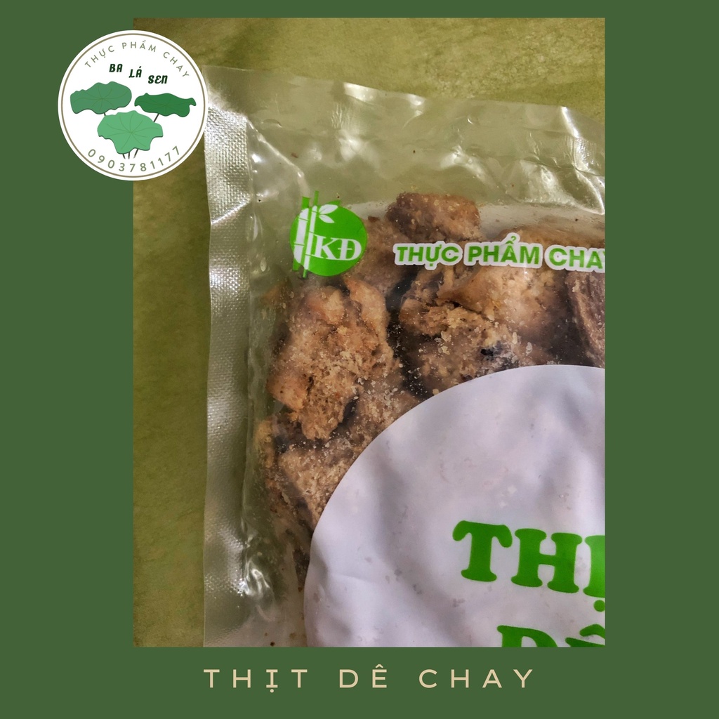 Thịt dê chay  cao cấp, chưa chế biến, bảo quản lâu đóng gói 500g