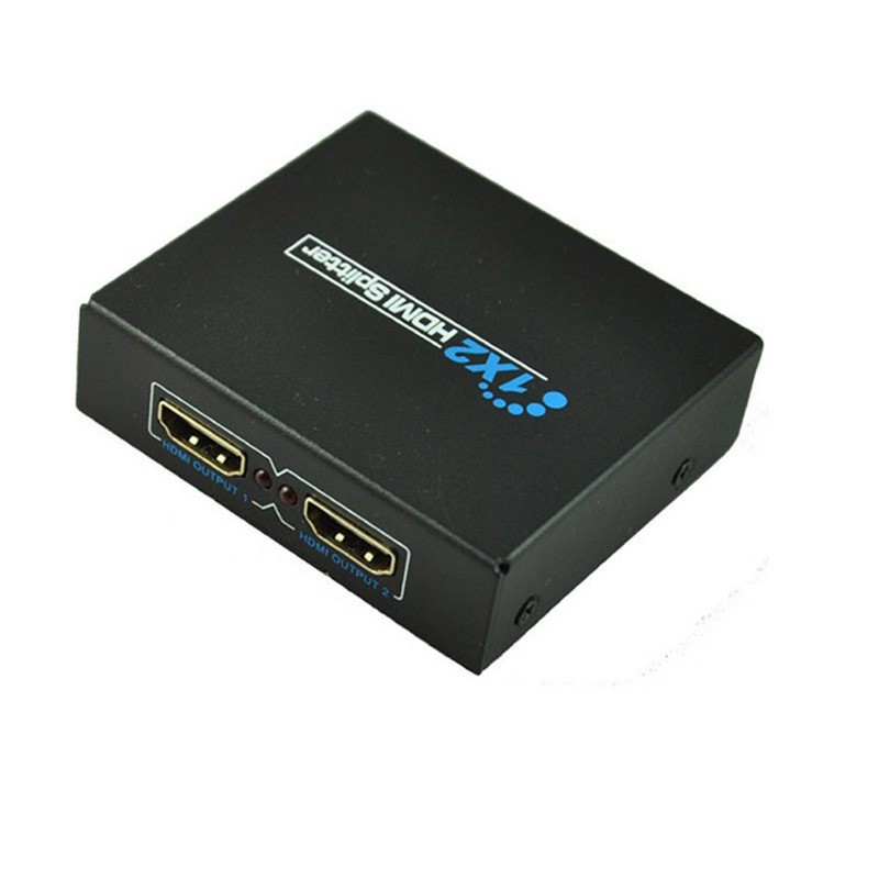 HDMI Splitter 1x2 – Bộ chia cổng ra 2 màn hình TV, máy chiếu - Bộ chia HDMI 1 ra 2