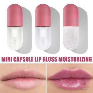 Son Bóng Mini Dưỡng Ẩm Thay Đổi Màu Sắc Thiết Kế Vỏ Son Hình Viên Thuốc Độc Đáo