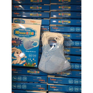 KHẨU TRANG TRẺ EM TULIP 3D MASK KIDs HỘP 10 CHIẾC