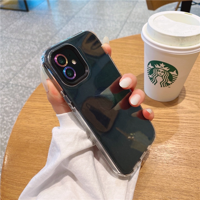 Ốp Điện Thoại for iPhone 14 Pro Max Mềm Trong Suốt Chống Sốc 3 Trong 1 Cho for iphone 13 12 11 Pro X XS Max XR 6 7 8 Plus 12