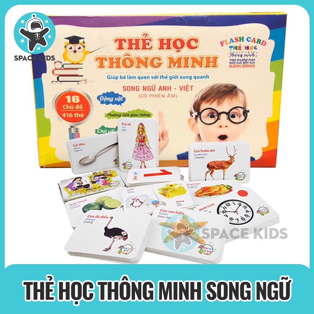 Thẻ học thông minh Song ngữ nhiều chủ đề