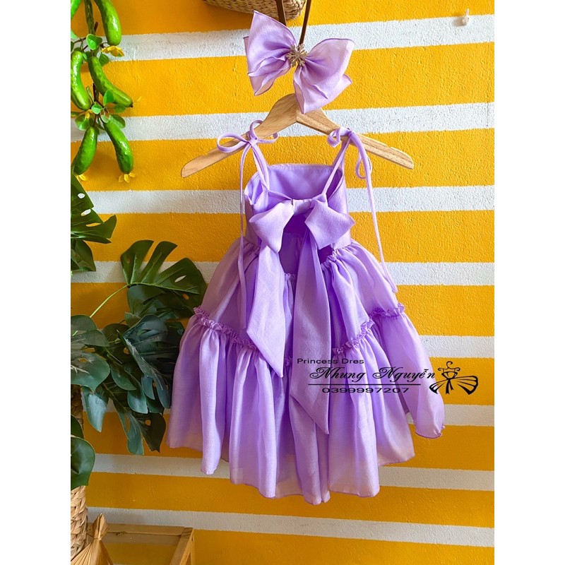 Váy công chúa cột nơ
